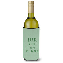 Caroline's Treasures BB5455LITERK Izolacn obal na fla u na v no Life is What Happens 750 ml, viacfarebn