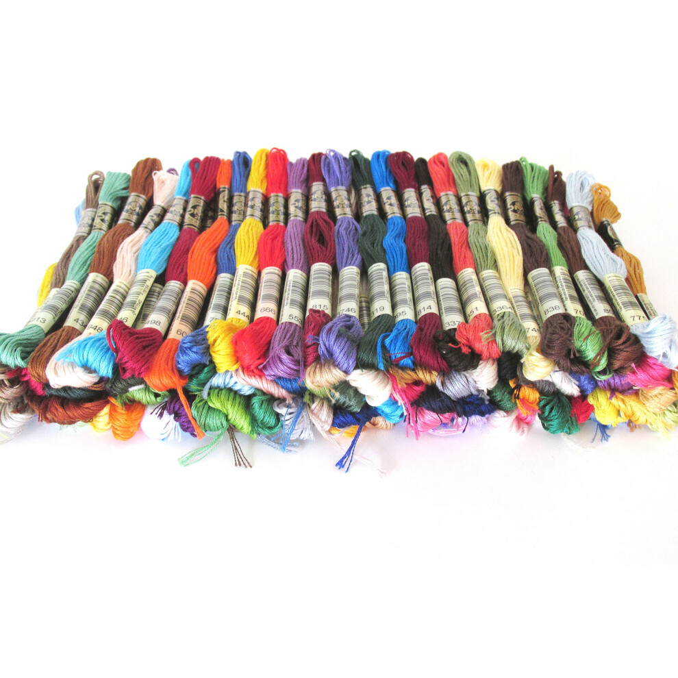 DMc Embroidery Floss Assortment 100 colors genuine Made in France