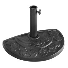 Giantex 20 ""na zewnatrz patio na pl okraglego parasola stojak na baze czarna w/ 9 stp do okraglego parasola (stojak)