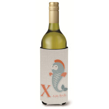 Caroline's Treasures Abeceda X pre r ntgenov ryby Fla a na v no N pojov izol tor Hugger Viacfarebn 750ml