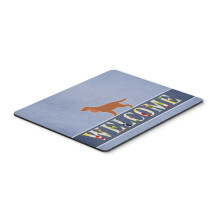 Caroline's Treasures English Cocker Spaniel Welcome Mouse Pad Hot Pad or Trivet Multicolor 7.75x9.25 BB5516MP