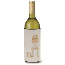 Caroline's Treasures Abeceda D pre psa Fla a na v no na n poje Izolacn obal na n poje Viacfarebn 750 ml