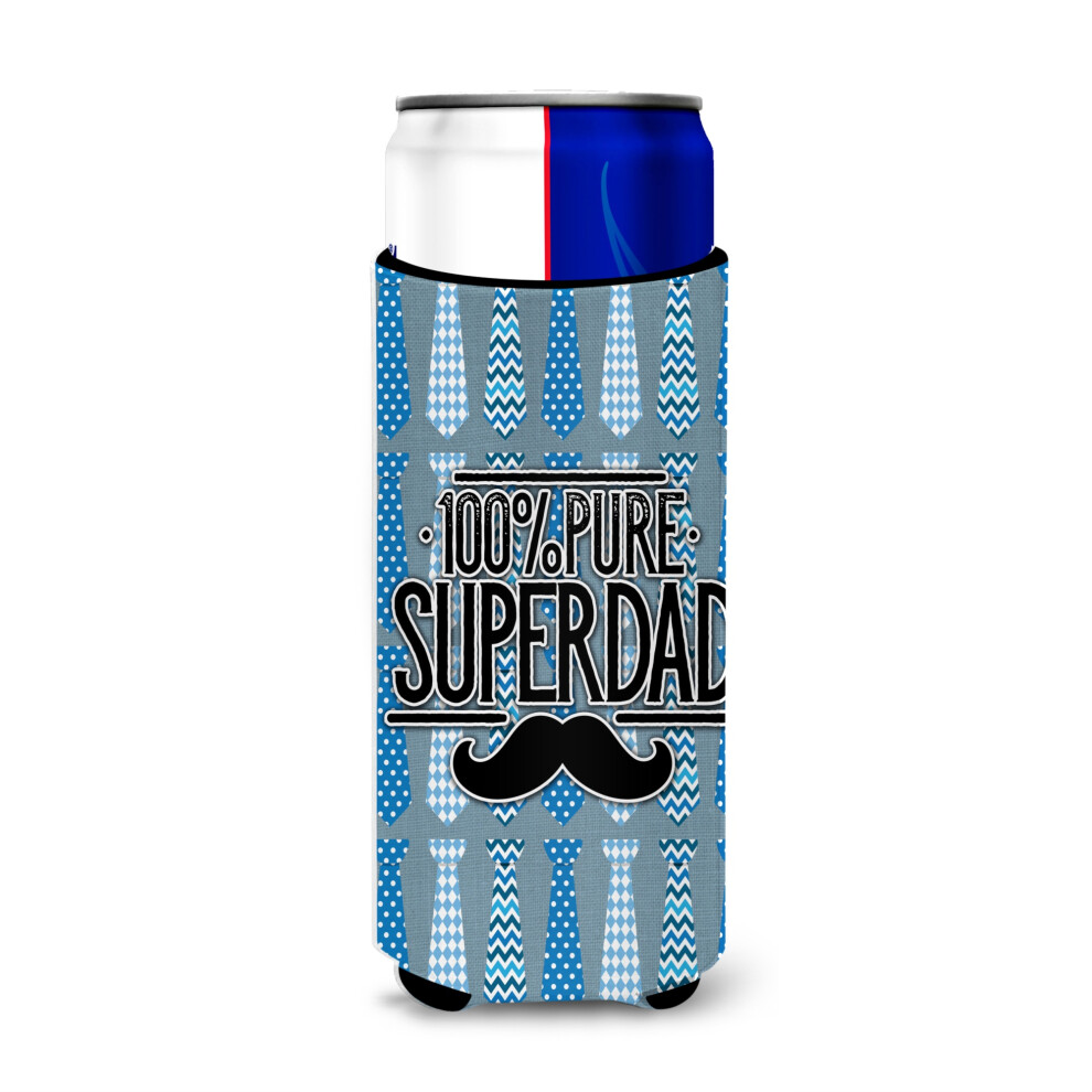 Caroline's Treasures 100 % Pure Dad Michelob Ultra Hugger F R Schlanke Dosen, Mehrfarbig-image