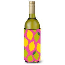 Caroline's Treasures Citr ny a limetky na ru ovej fla i na v no, izolacn obal na n poje 750 ml, viacfarebn