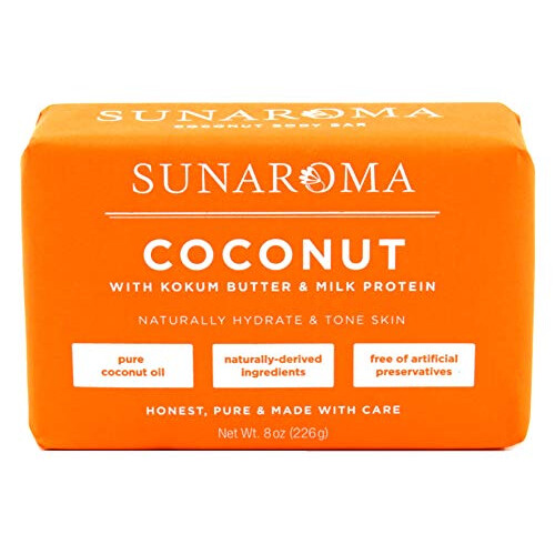 Sunaroma Tvål Coconut 8 Ounce (236ml) (3 Pack) 2