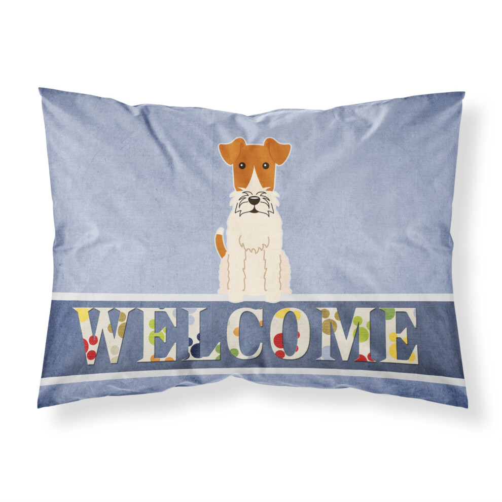 Taie d'oreiller standard       Caroline's Treasures         : Fox Terrier     poil dur