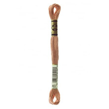 DMC strandet bomuldsbroderi tr?d 407 - pr. Skein