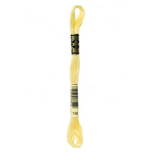 Vyvac nit DMC Stranded Cotton 745 - na pradeno