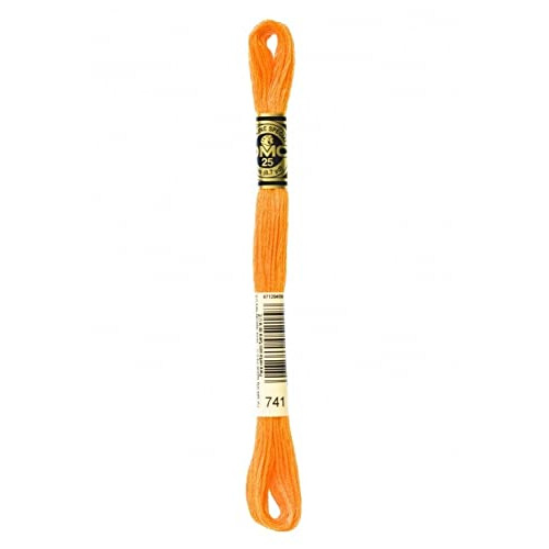 DMC DMC Stranded Cotton Stickgarn 741     pro Strang