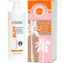 Loci n autobronceadora ultra oscura Sun Laboratories By Giesee de 32 oz - Loci n bronceadora org nica sin sol. Autobronceador extra oscuro. Loci