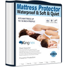 Cooling Twin XL Matrasbeschermer Waterdichte, ultrazachte matrasbeschermer voor studentenkamers Extra lang eenpersoonsbed Geruisloos Glad Jersey Top-
