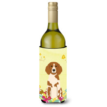 """"Caroline's Treasures BB6072LITERK Easter Eggs Bretagne spniel borosveg italszigetelo hugger 750 ml tbbsznu""""