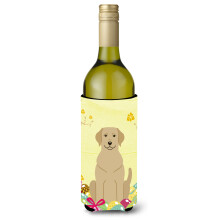 """"Caroline's Treasures BB6055LITERK P?ske?g Gule Labrador Vinflaske Drikkevareisolator Hugger 750ml Multicolor""""