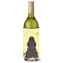 """"Carolines Treasures BB6092LITERK Psk Cocker Spaniel Black Wine Bottle Beverage Insulator Hugger 750ml Multicolor""""