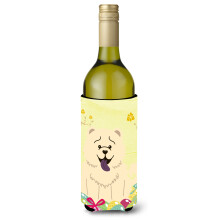 """"Carolines Treasures BB6140LITERK Pskgg Chow Chow Vitvinsflaska Dryckesisolator Hugger 750ml Flerfrgad""""
