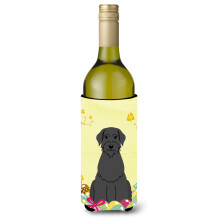 """"Caroline's Treasures BB6066LITERK P?ske?g K?mpe Schnauzer Vinflaske Drikkevareisolator Hugger 750ml Multicolor""""