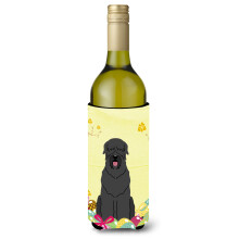 """"Carolines Treasures BB6026LITERK Easter Black Russian Terrier Vinflaske Beverage Insulator Hugger 750ml Multicolor""""