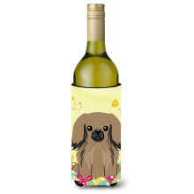 """"Caroline's Treasures BB6102LITERK Pskgg Pekingnese Tan Vinflaska Dryckesisolator Hugger 750ml Flerfrgad""""