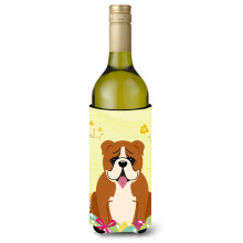 """"Caroline's Treasures BB6120LITERK hsvti angol bulldog vrsboros palack italszigetelo hugger 750 ml tbbsznu""""
