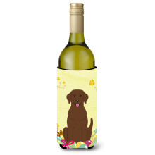""""Caroline's Treasures BB6056LITERK Pskgg Choklad Labrador Vinflaska Dryckesisolator Hugger 750ml Flerfrgad""""