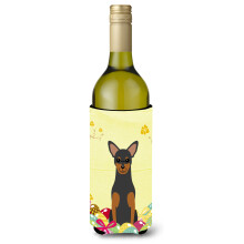 """"Carolines Treasures BB6028LITERK P?ske?g Manchester Terrier Vinflaske Drikisolator Hugger 750ml Multicolor""""