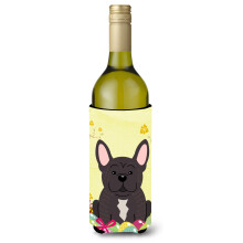 """"Caroline's Treasures BB6009LITERK P?ske Fransk Bulldog Brindle Vinflaske Drikkevareisolator Hugger 750ml Multicolor""""