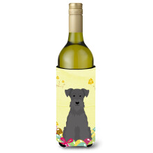 """"Caroline's Treasures BB6051LITERK P?ske Miniature Schnauzer Vinflaske Drik Isolator Hugger 750ml Multicolor""""