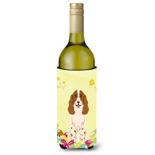 """"Caroline's Treasures BB6031LITERK P?ske?g Russisk spaniel vinflaske drikkevareisolator Hugger 750ml Multicolor""""