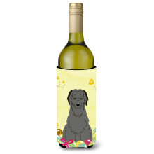 """"Caroline's Treasures BB6081LITERK Pskgg Briard Black Wine Bottle Beverage Insulator Hugger 750ml Multicolor""""