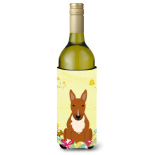 """"Caroline's Treasures BB6134LITERK P?ske?g Bull Terrier R?dvinsflaske Drikisolator Hugger 750ml Multicolor""""
