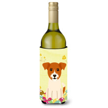 """"Caroline's Treasures BB6108LITERK Easter Jack Russell Terrier Vinflaska Dryckesisolator Hugger 750ml Flerfrgad""""