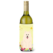 """"Caroline's Treasures BB6030LITERK P?ske?g Samojedvin Flaske Drikkevareisolator Hugger 750ml Multicolor""""