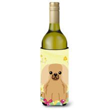 """"Carolines Treasures BB6104LITERK P?ske Pekingnese Fawn Sable Vinflaske Drikkevareisolator Hugger 750ml Multicolor""""