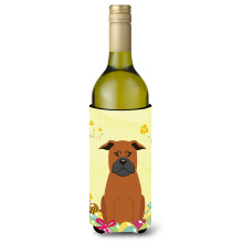 """"Caroline's Treasures BB6111LITERK P?ske kinesiske Chongqing hund vinflaske drikkevare isolator Hugger 750ml Multicolor""""