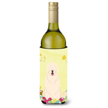 """"Carolines skatter BB6024LITERK Easter South Russian Sheepdog Vinflaska Beverage Insulator Hugger 750ml Multicolor""""
