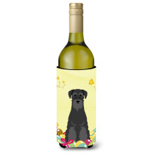 """"Caroline's Treasures BB6032LITERK P?ske Standard Schnauzer Vinflaske Drikkevareisolator Hugger 750ml Multicolor""""