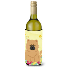""""Carolines Treasures BB6144LITERK Pskgg Chow Chow Cream Vinflaska Dryckesisolator Hugger 750ml Flerfrgad""""
