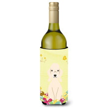 """"Carolines Treasures BB6091LITERK Easter Bedlington Terrier Sandy Wine Bottle Beverage Insulator Hugger 750ml Multicolor""""