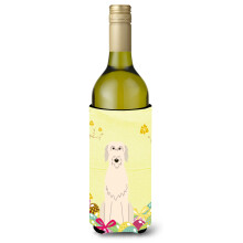 """"Caroline's Treasures BB6065LITERK P?ske?g Irsk ulvehund Vinflaske drikkevareisolator Hugger 750ml Multicolor""""