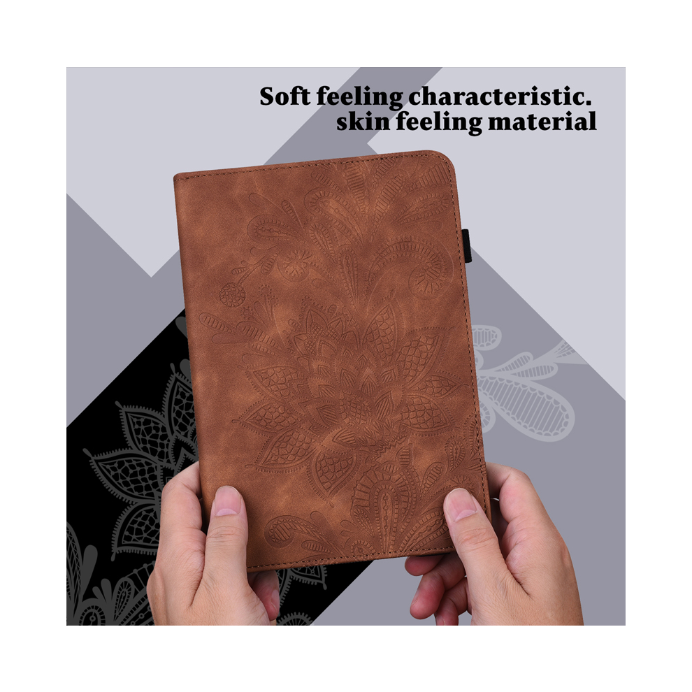 (, Sm-T500-T505-T507) For Samsung Galaxy Tab A7 Sm-T500 10.4 Inch ,Embos Brown 976662517241