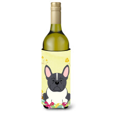 """"Carolines Treasures BB6012LITERK Psk Fransk Bulldog Vinflaska Dryckesisolator Hugger 750ml Flerfrgad""""