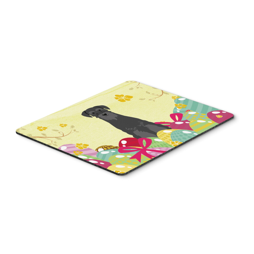 Caroline's Treasures Easter Eggs Standard Schnauzer Mouse Pad Hot Pad Or Trivet Multicolor 7.75X9.25 Bb6032mp Black 638508780324