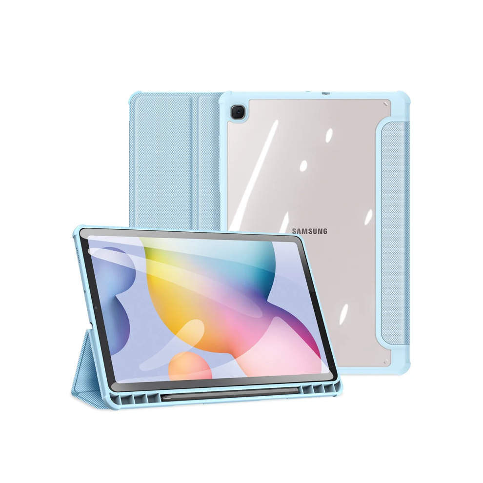 (Sky A8 10.5 In) Tablet Case For Samsung Galaxy Tab S7 S8 S9 S6 Lit Blue 976662517470