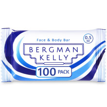 BERGMAN KELLY - Σαπούνια Ξενοδοχείου - Λευκό Τσάι, 0.5 oz, 100 PK - Πολυτελή Σαπούνια Ταξιδιού