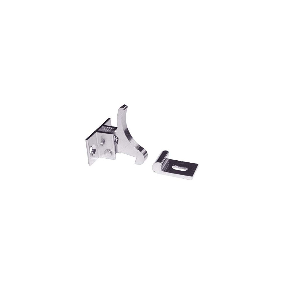 10 Pack Rok Hardware Extra Heavy Duty Elbow Latch Cabinet Door/Window Catch - Nickel Finish With Screw 600346738393