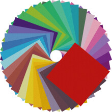 Origamipaperi, kaksipuolinen, v   rillinen - 200 arkkia - 20 v   ri    - 6 tuuman neli   , helposti taitettava paperi aloittelijoille