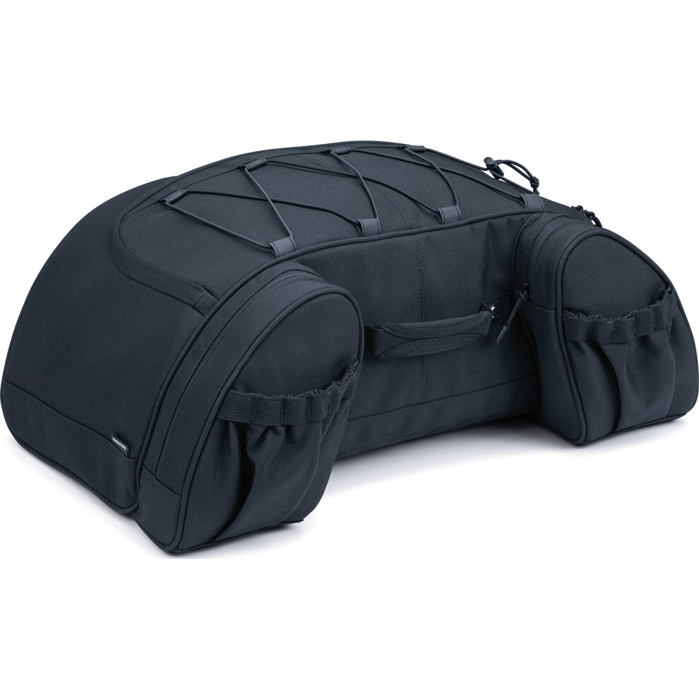 Kuryakyn 5281 Momentum Hitchhiker Motorcycle Travel Luggage: Weather Resistant Trunk Rack Bag Black