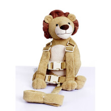 Berhapy 2-in-1 Lion -taaperon turvavaljaat, lasten k   velyhihna (keltainen)