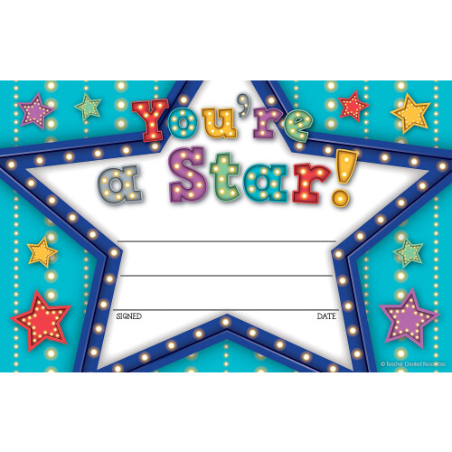 Ucitel Created Resources (5485) Marquee You're a Star Awards