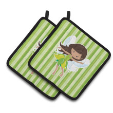 "Caroline's Treasures Pano Verde com Listras, 7.5 x 7.5, Multicolor"